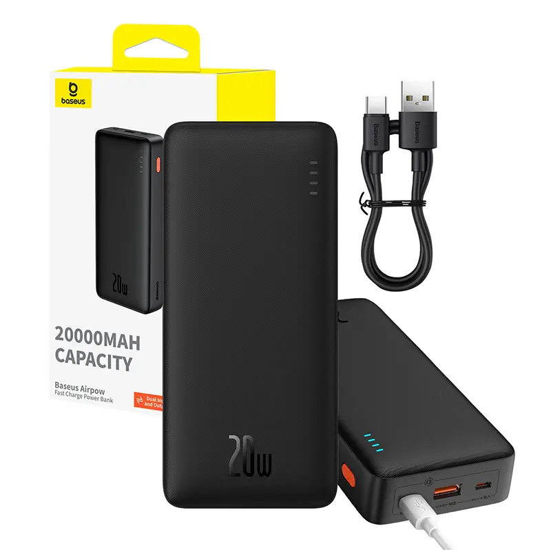 Powerbank Baseus P10022804113-00 Airpow 20000mAh 20W Czarny