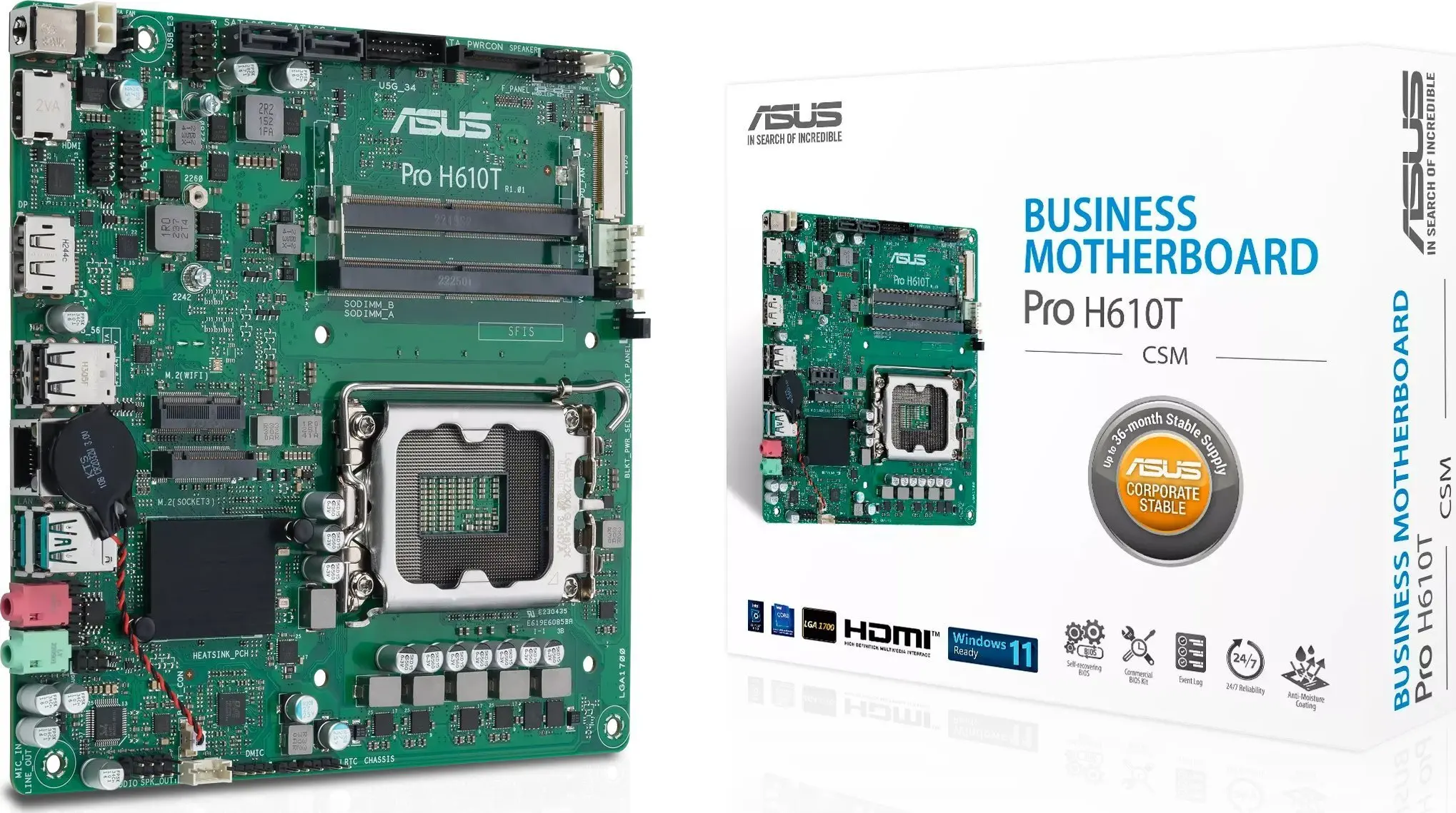 ASUS Pro H610T-CSM