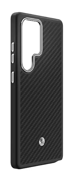 Etui Samsung Enzo Aramid Case do Galaxy S25 Ultra Czarno-srebrny