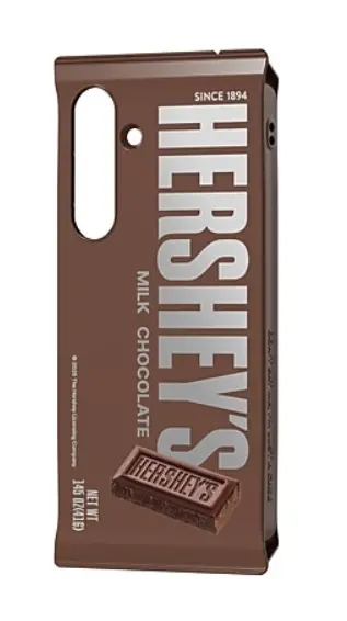Etui Samsung Hershey's Milk Chocolate Snack do Galaxy S25 Plus Brązowy