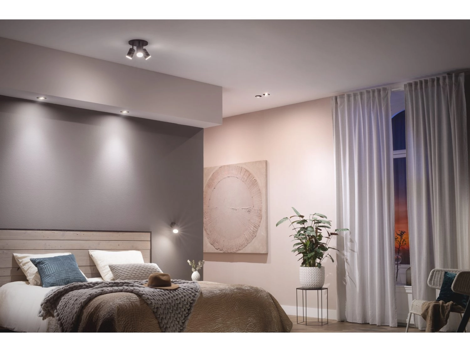 Oświetlenie punktowe Philips Hue White and Color Ambiance Centura 3szt. Czarny