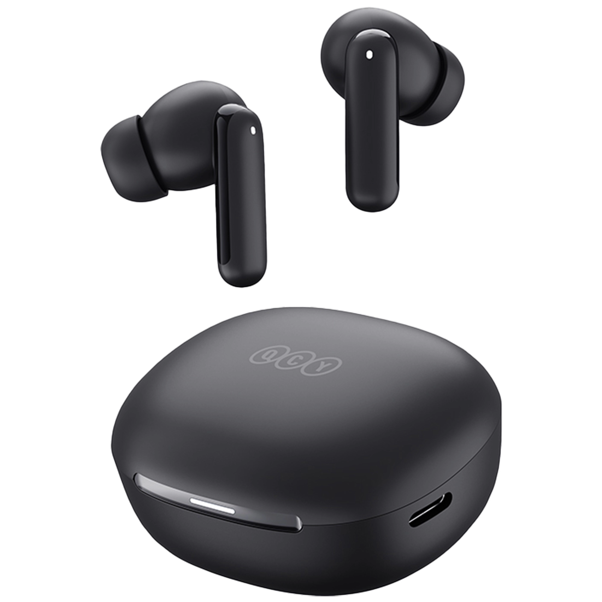 Słuchawki bezprzewodowe QCY MeloBuds N30 (HT16) Dokanałowe Bluetooth 5.4 Czarny