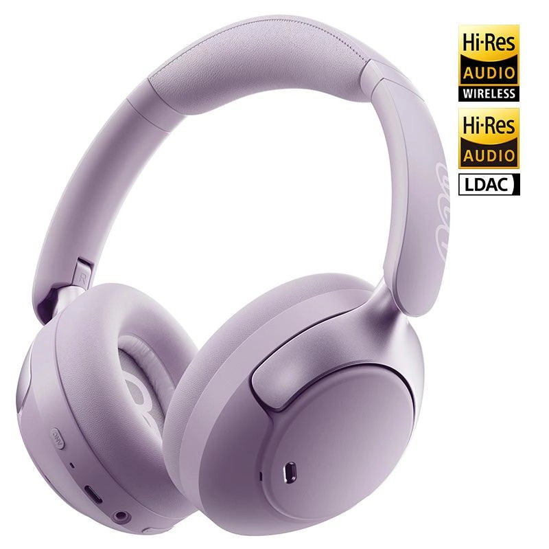 Słuchawki bezprzewodowe QCY H3 Pro ANC Nauszne Bluetooth 5.4 Fioletowy