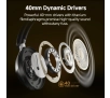 Słuchawki bezprzewodowe QCY H3 Pro ANC Nauszne Bluetooth 5.4 Fioletowy