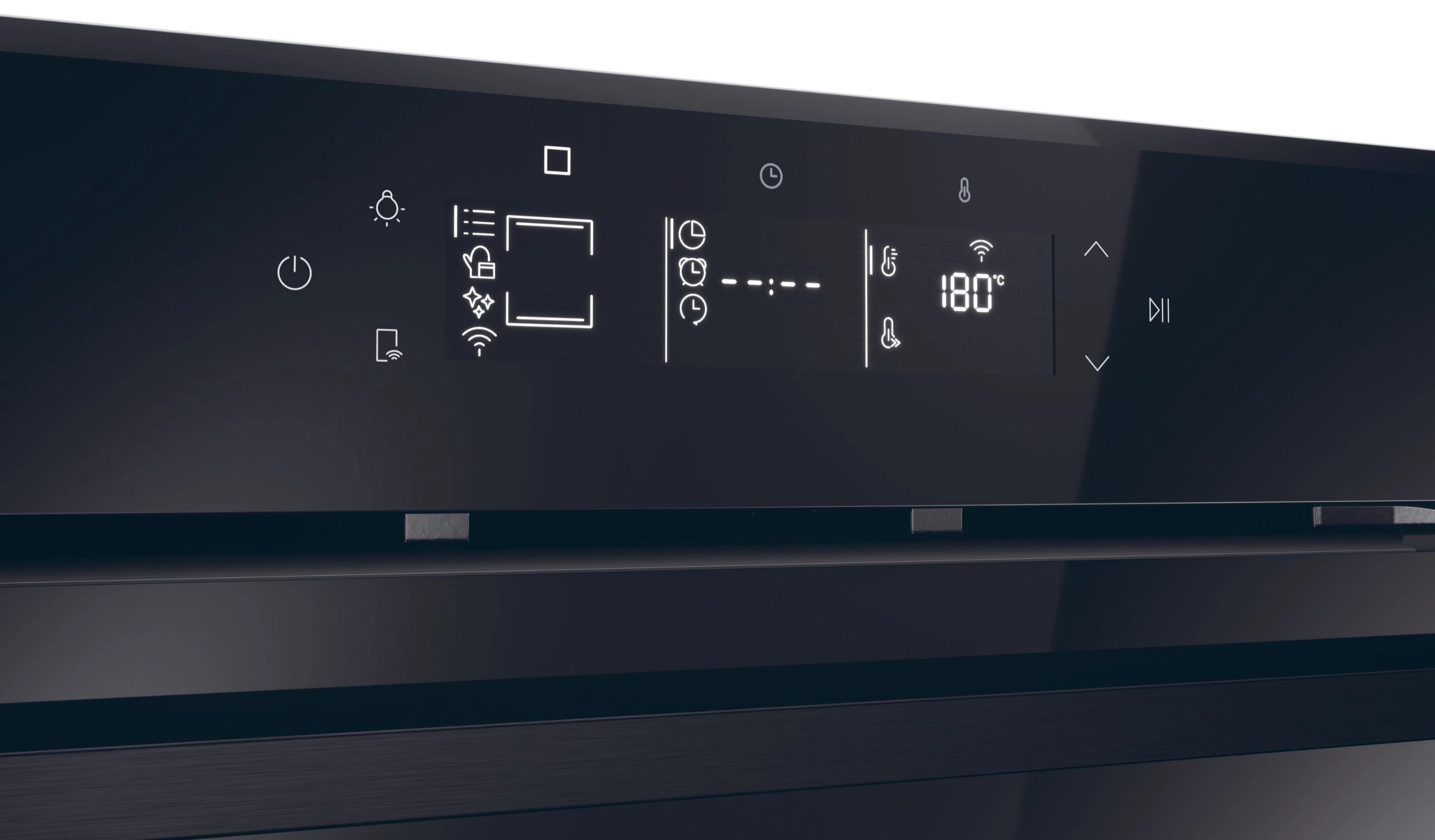 Piekarnik elektryczny Haier ID Seria 2 H6 ID25G5HTB1 Termoobieg AirFry Termosonda Zdalne sterowanie Czarne szkło