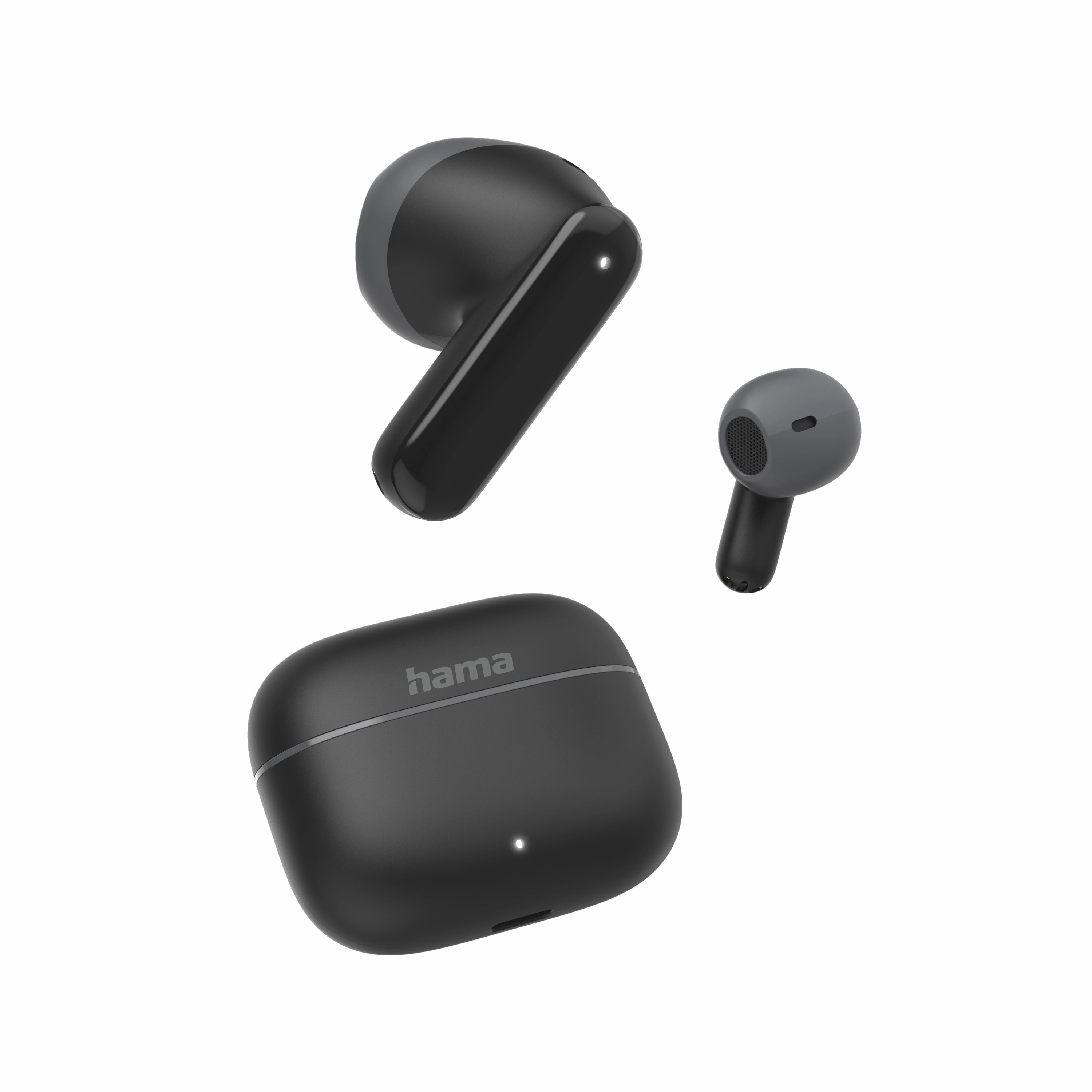 Słuchawki bezprzewodowe Hama TWS Freedom Light II Douszne Bluetooth 5.3 Czarny