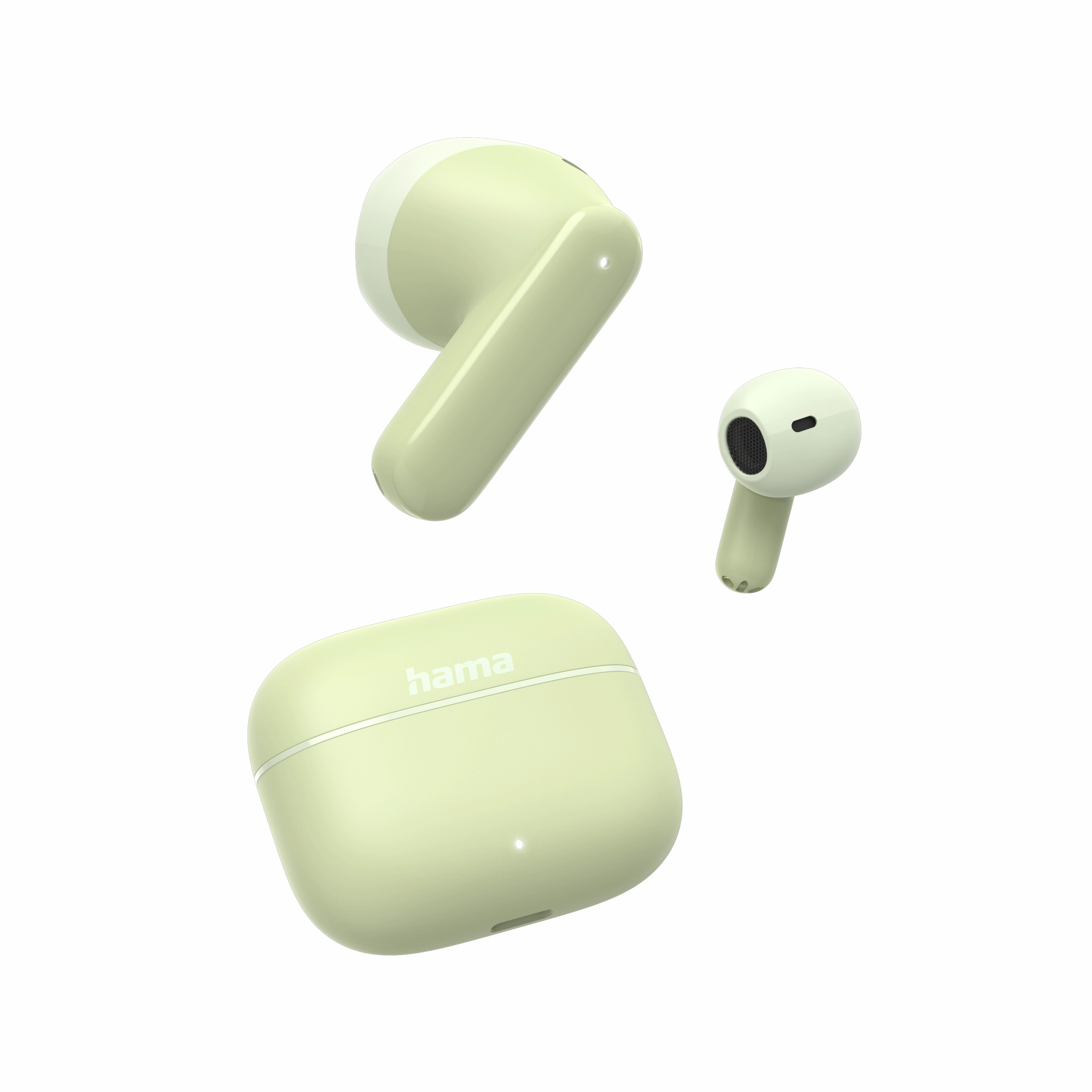 Słuchawki bezprzewodowe Hama TWS Freedom Light II Douszne Bluetooth 5.3 Zielony