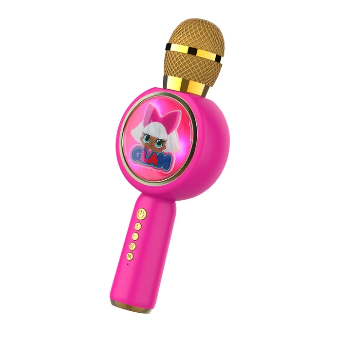 OTL Technologies LOL Suprise! GLAM! PopSing LED Light Up Wireless Karaoke 5W Ciemnoróżowy