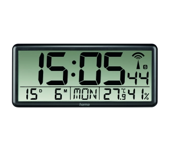 Zegar z termometrem Hama Jumbo 186352