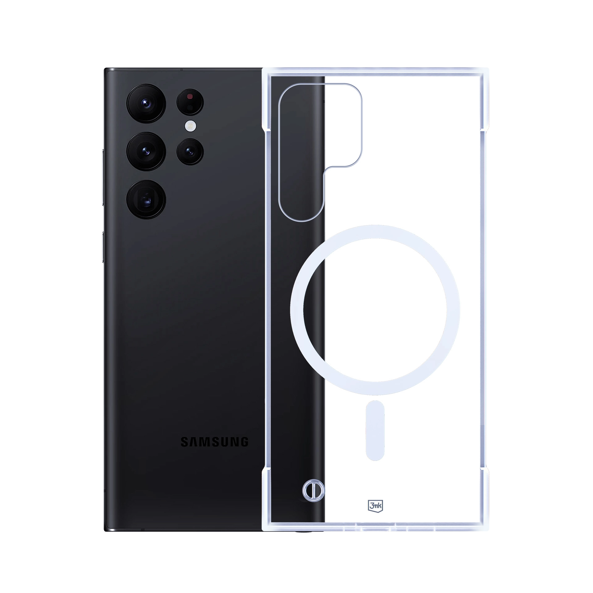 Etui 3mk Just20g Clear Case do Galaxy S22 Ultra Przezroczysty