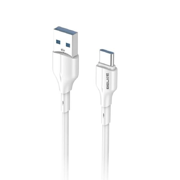 Kabel Beline USB-A do USB-C 25W 1m Biały