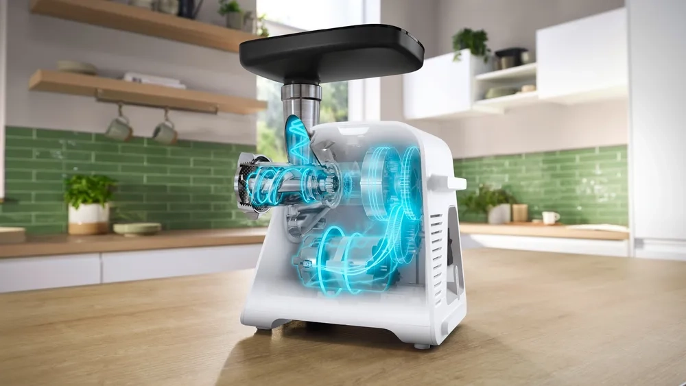 Maszynka do mięsa Bosch MultiPower Series 6 MFWS609W 2100W 3 sitka