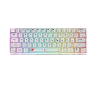 Klawiatura membranowa Havit KB877L RGB Biały
