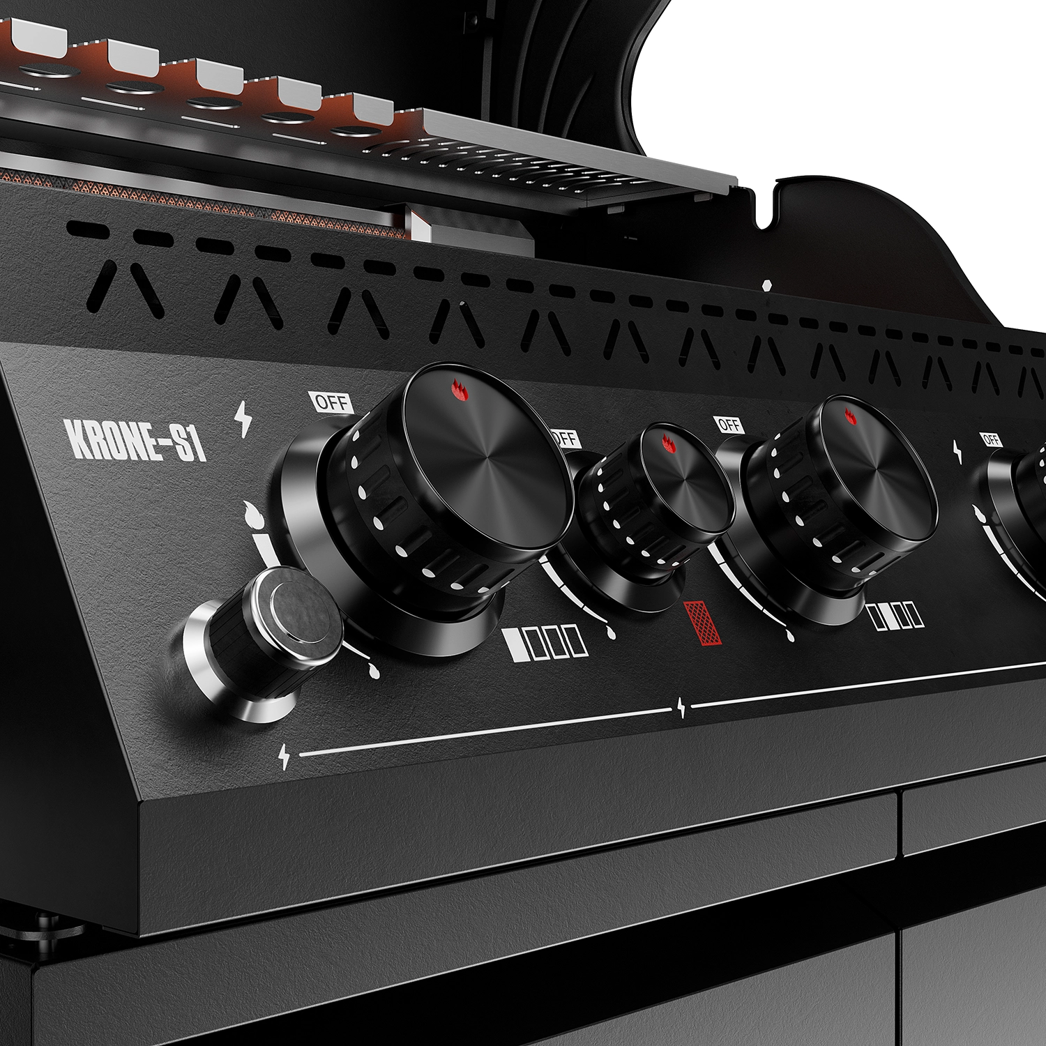 Grill gazowy Koler Krone S1 Czarny