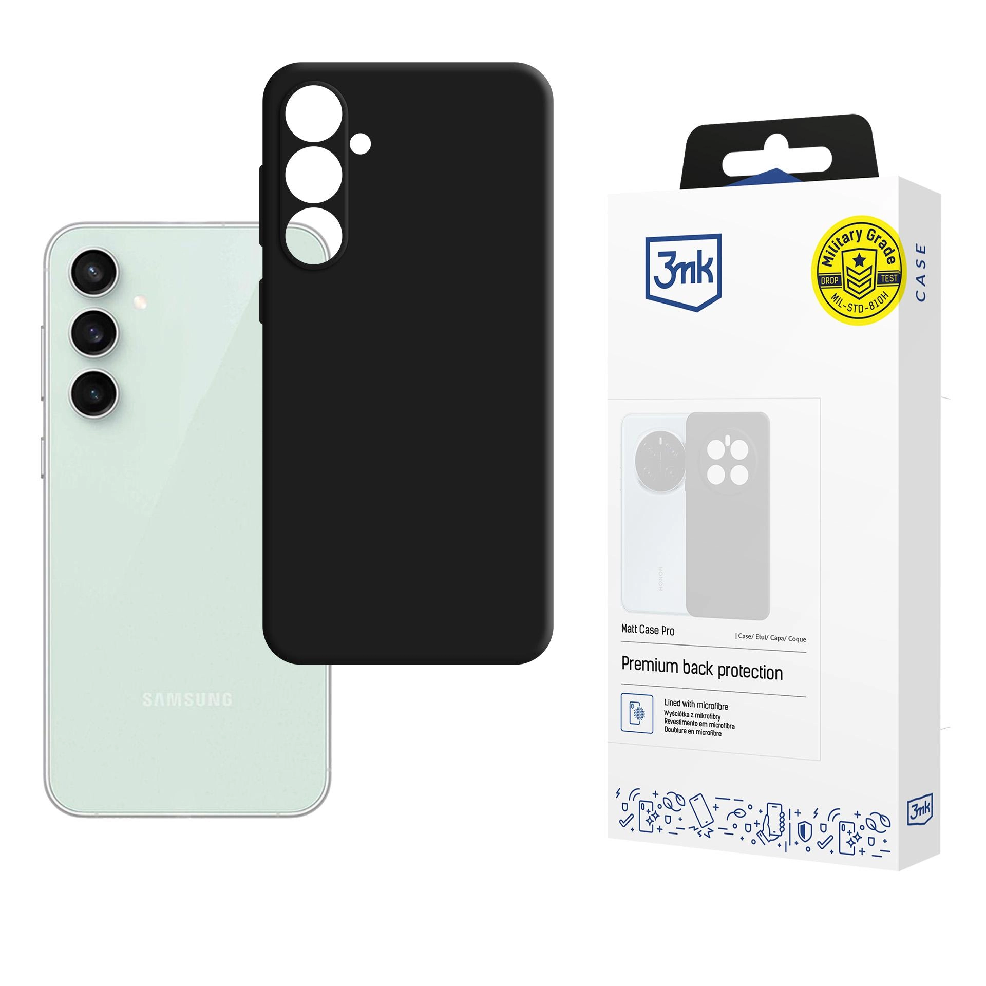 Etui 3mk Matt Case Pro do Galaxy S23 FE Czarny