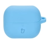 Etui na słuchawki Bizon Silikonowe z karabińczykiem do Samsung Galaxy Buds 3/3 Pro Niebieski