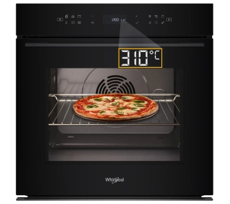 Piekarnik elektryczny Whirlpool WOI78HT1SBA Funkcje AI Pizza 310C Termoobieg AirFry Czarny