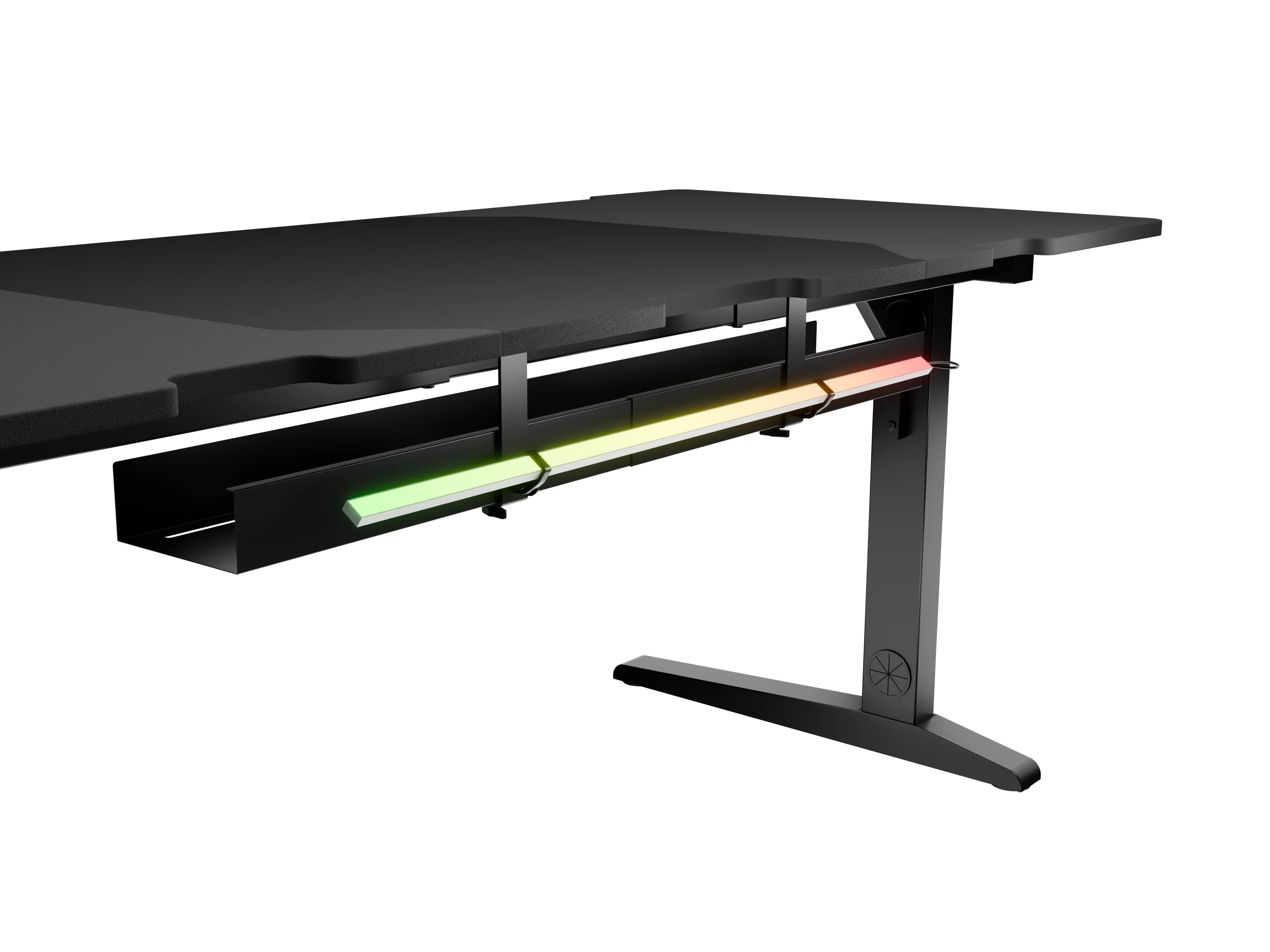 Biurko Genesis Holm Modular 180 180cm Regulacja wysokości Czarny