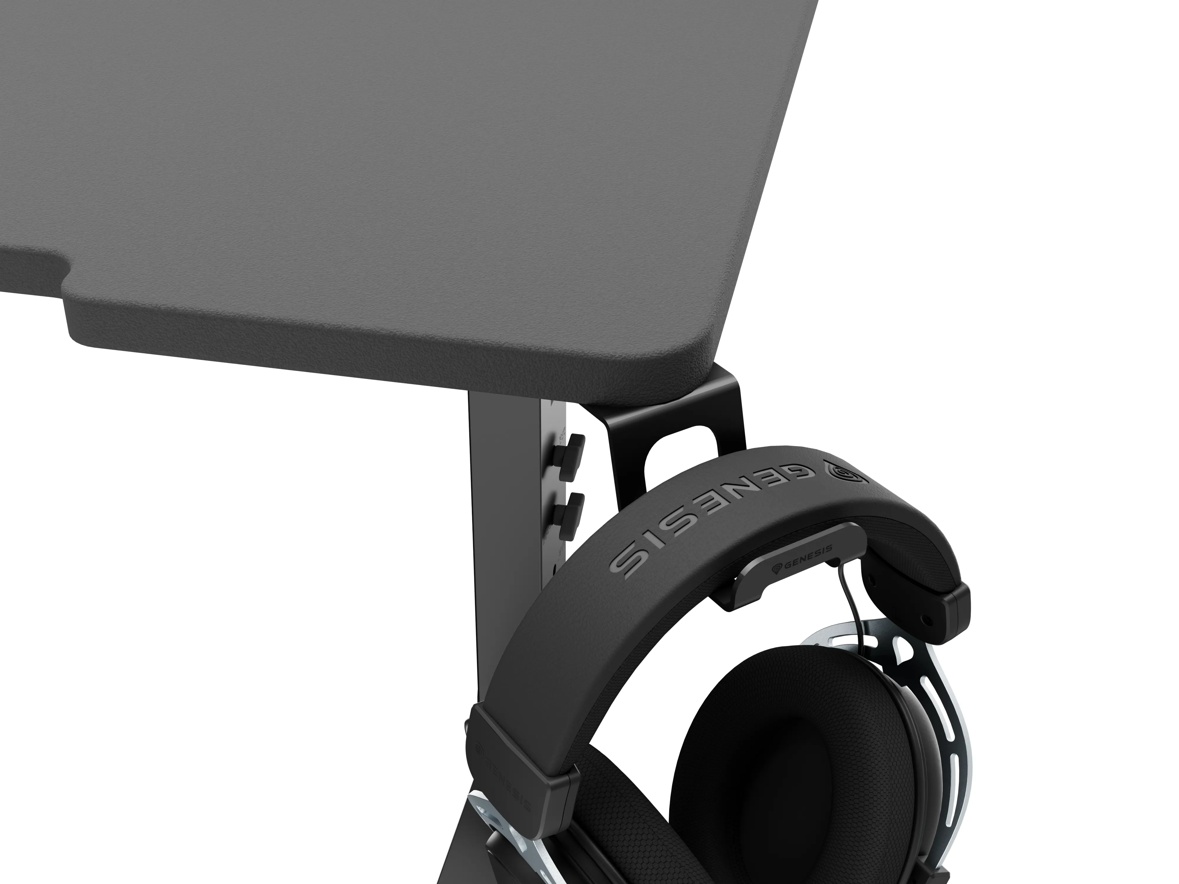 Biurko Genesis Holm Modular 180 180cm Regulacja wysokości Czarny