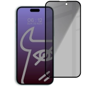 Bizon prywatyzujące pełne Edge Shadow do iPhone 15 Plus Przyciemniane