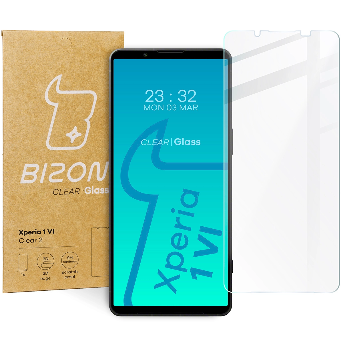 Szkło hartowane Bizon Clear 2 do Sony Xperia 1 VI