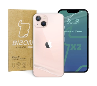 Folia hydrożelowa Bizon na tył i przód Hydrogel do iPhone 13