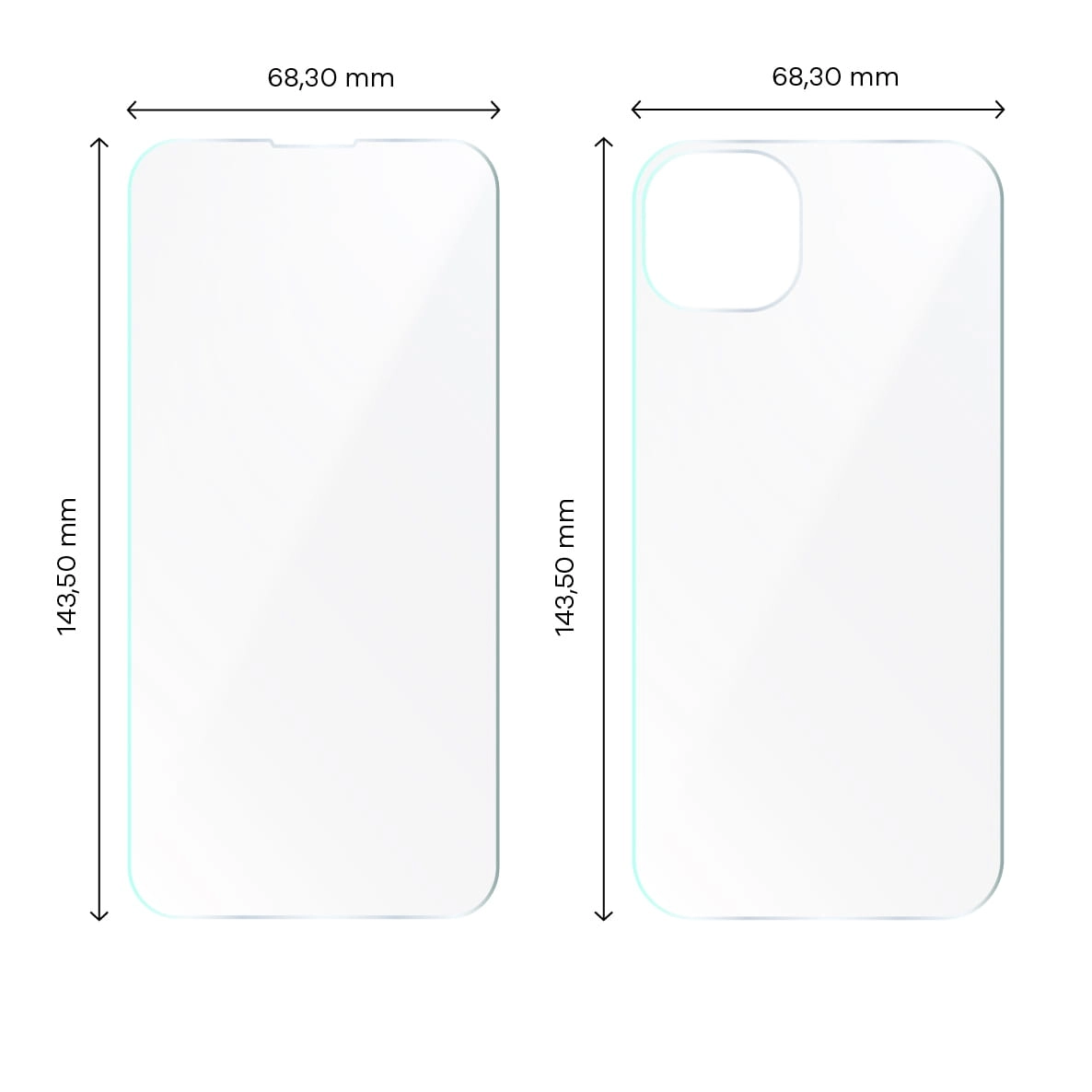 Folia hydrożelowa Bizon na tył i przód Hydrogel do iPhone 13