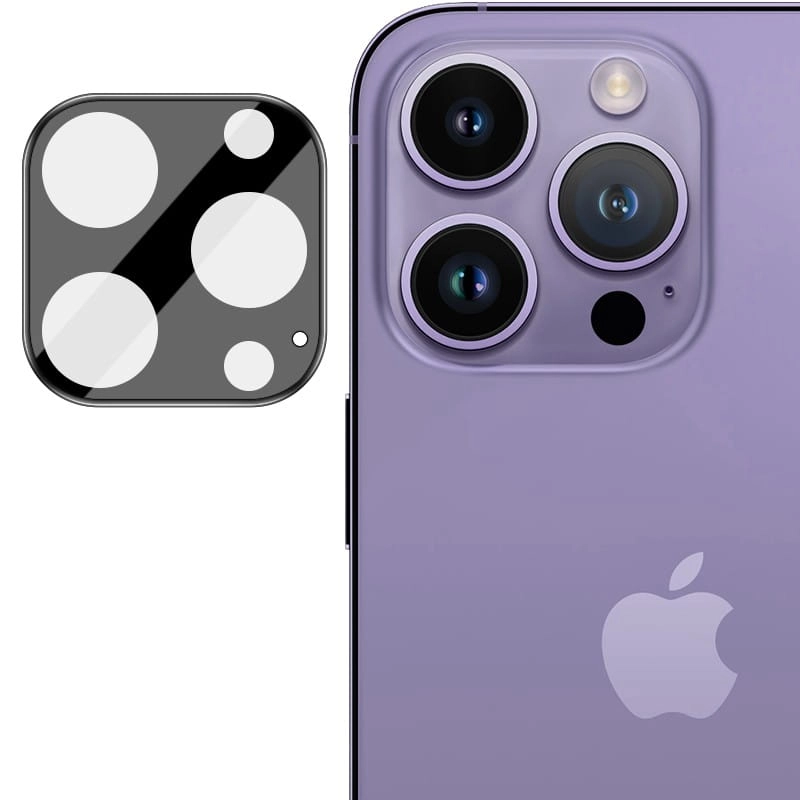 Szkło ochronne Bizon na aparat Lens do iPhone 15 Pro/iPhone 15 Pro Max 2 sztuki