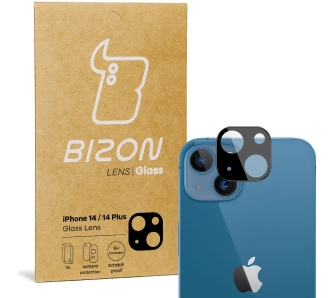Szkło ochronne Bizon na aparat Lens dla iPhone 14/14 Plus 2 sztuki