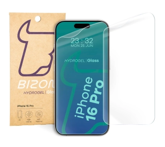 Folia hydrożelowa Bizon na ekran Hydrogel Front do iPhone 16 Pro 2 sztuki