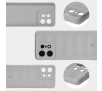 Etui Bizon Tur do Motorola Edge 50 Pro Light Grey