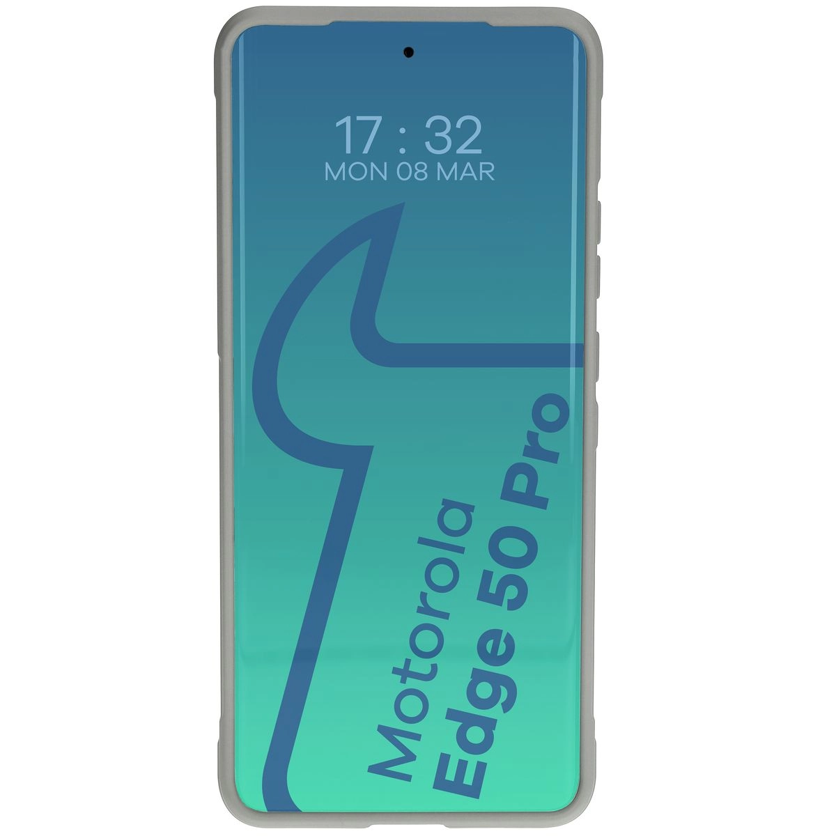 Etui Bizon Tur do Motorola Edge 50 Pro Light Grey