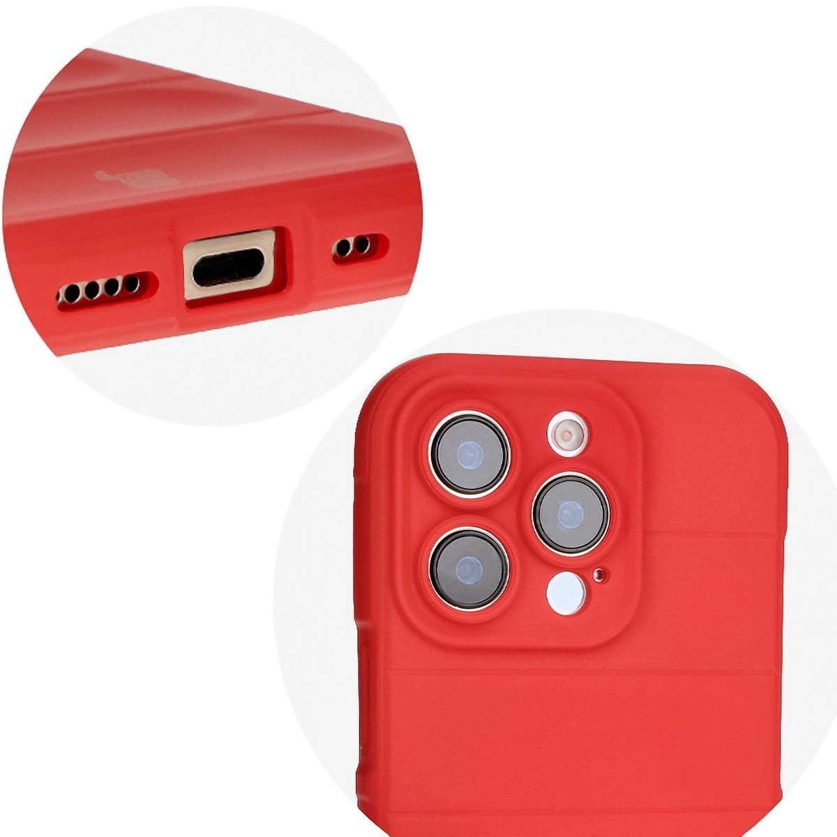 Etui Bizon Tur do iPhone 16 Pro Red
