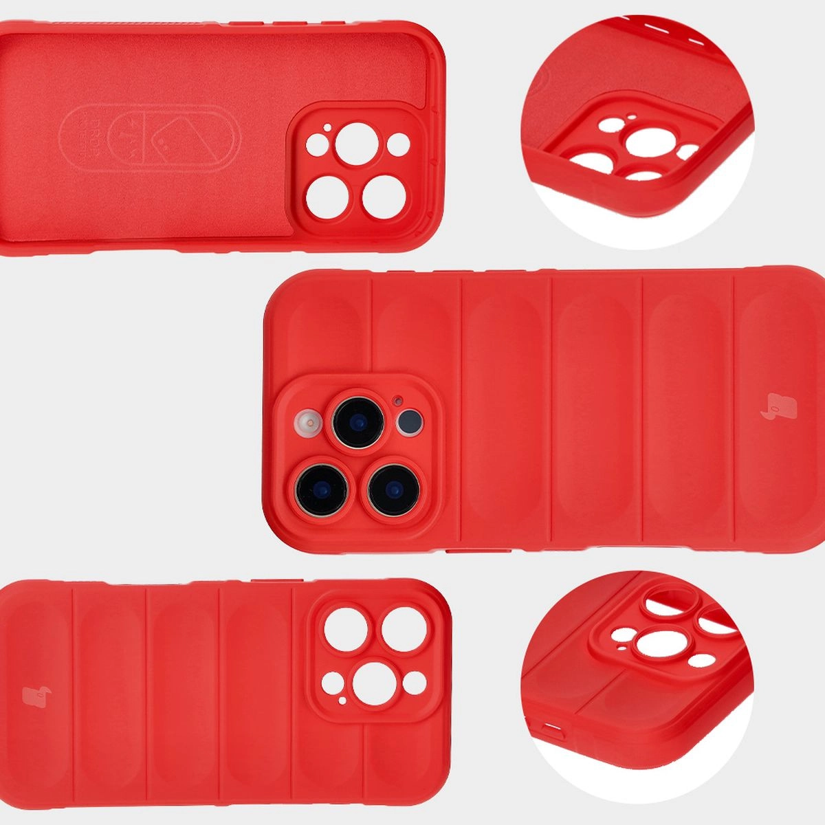 Etui Bizon Tur do iPhone 16 Pro Red