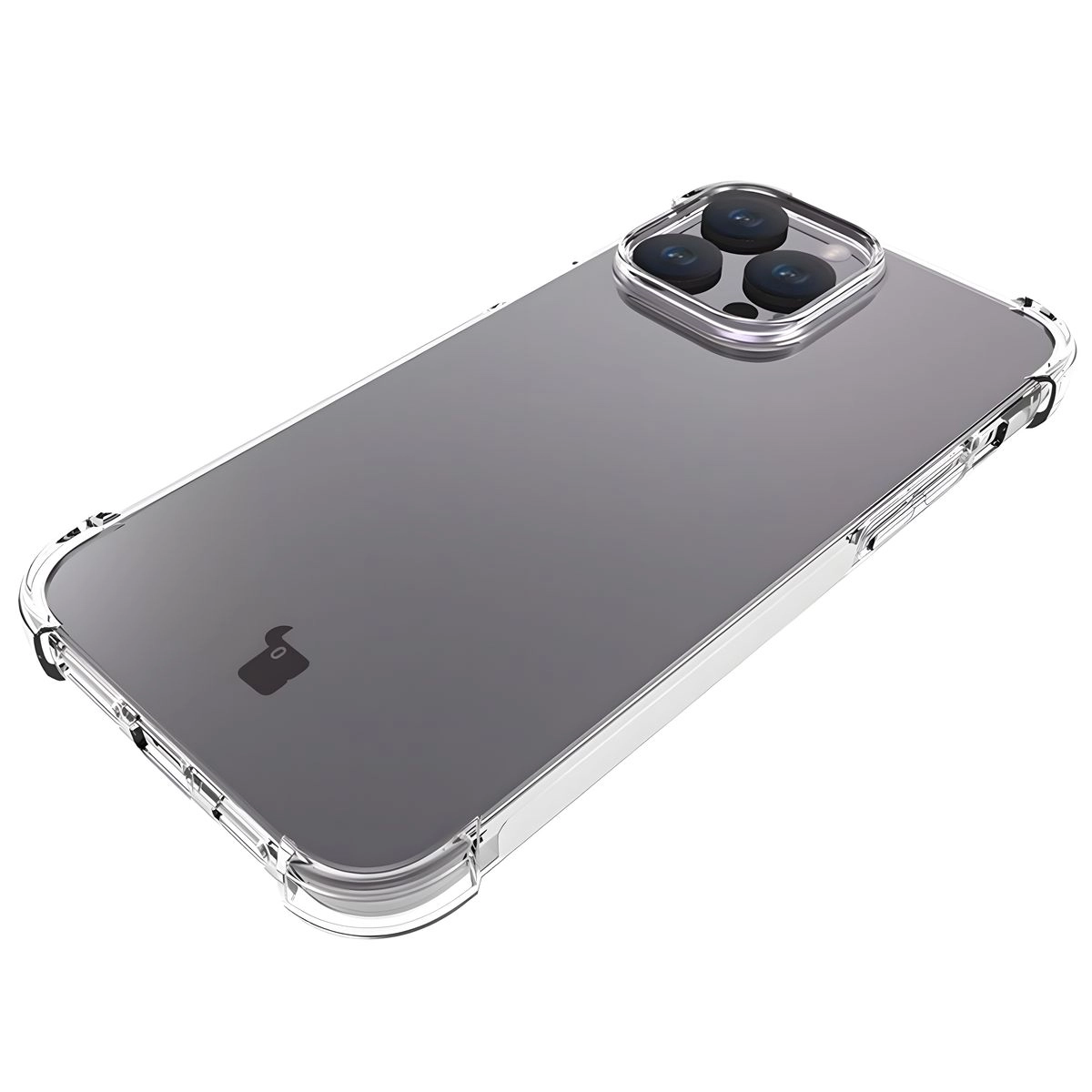 Etui Bizon Elastyczne Salpa do iPhone 15 Pro Max Przezroczysty