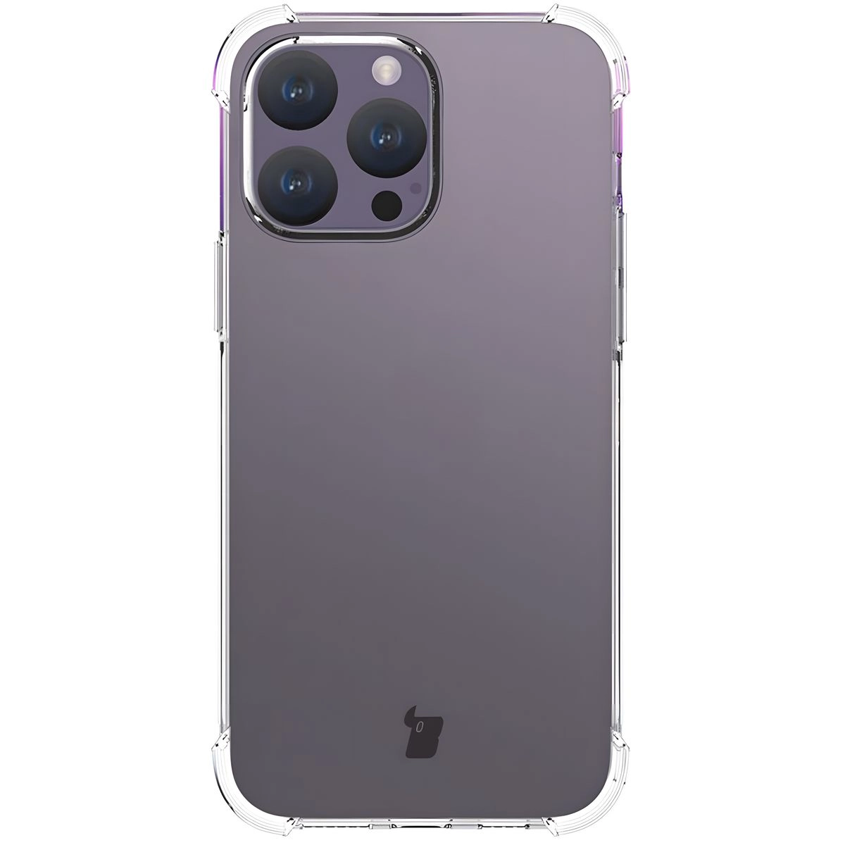 Etui Bizon Elastyczne Salpa do iPhone 15 Pro Max Przezroczysty