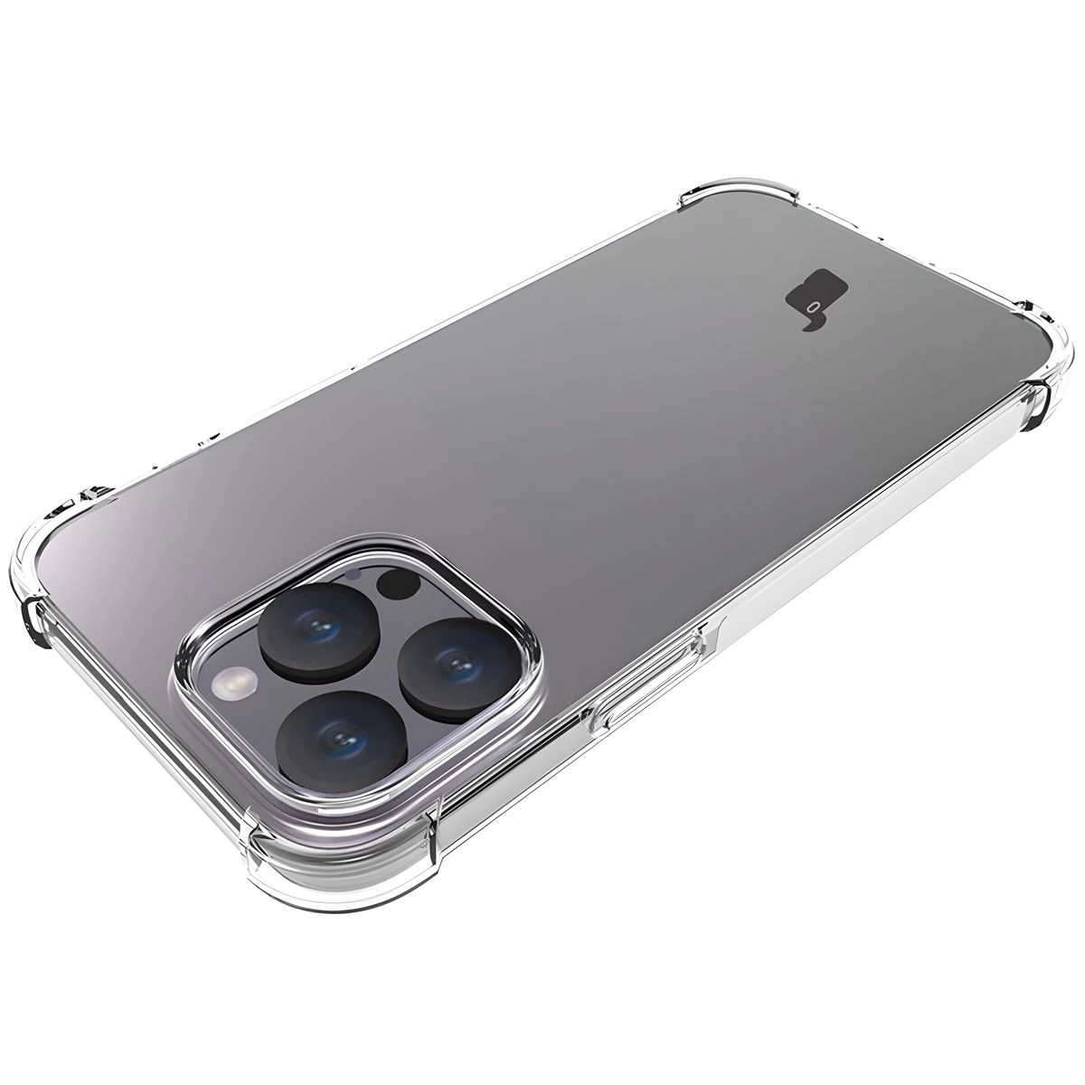 Etui Bizon Elastyczne Salpa do iPhone 15 Pro Max Przezroczysty