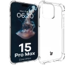 Etui Bizon Elastyczne Salpa do iPhone 15 Pro Max Przezroczysty