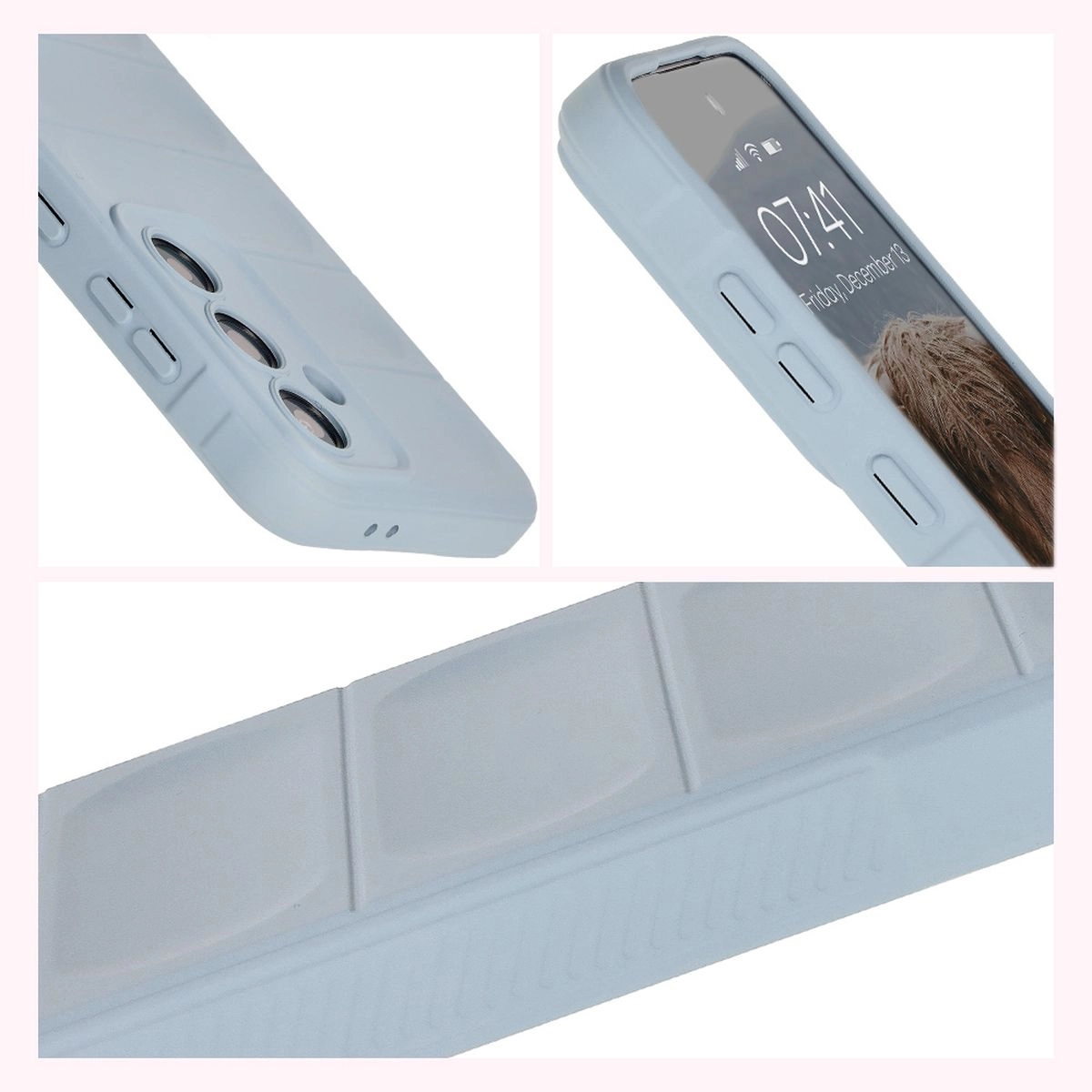 Etui Bizon Tur do Samsung Galaxy S24 FE Light Blue