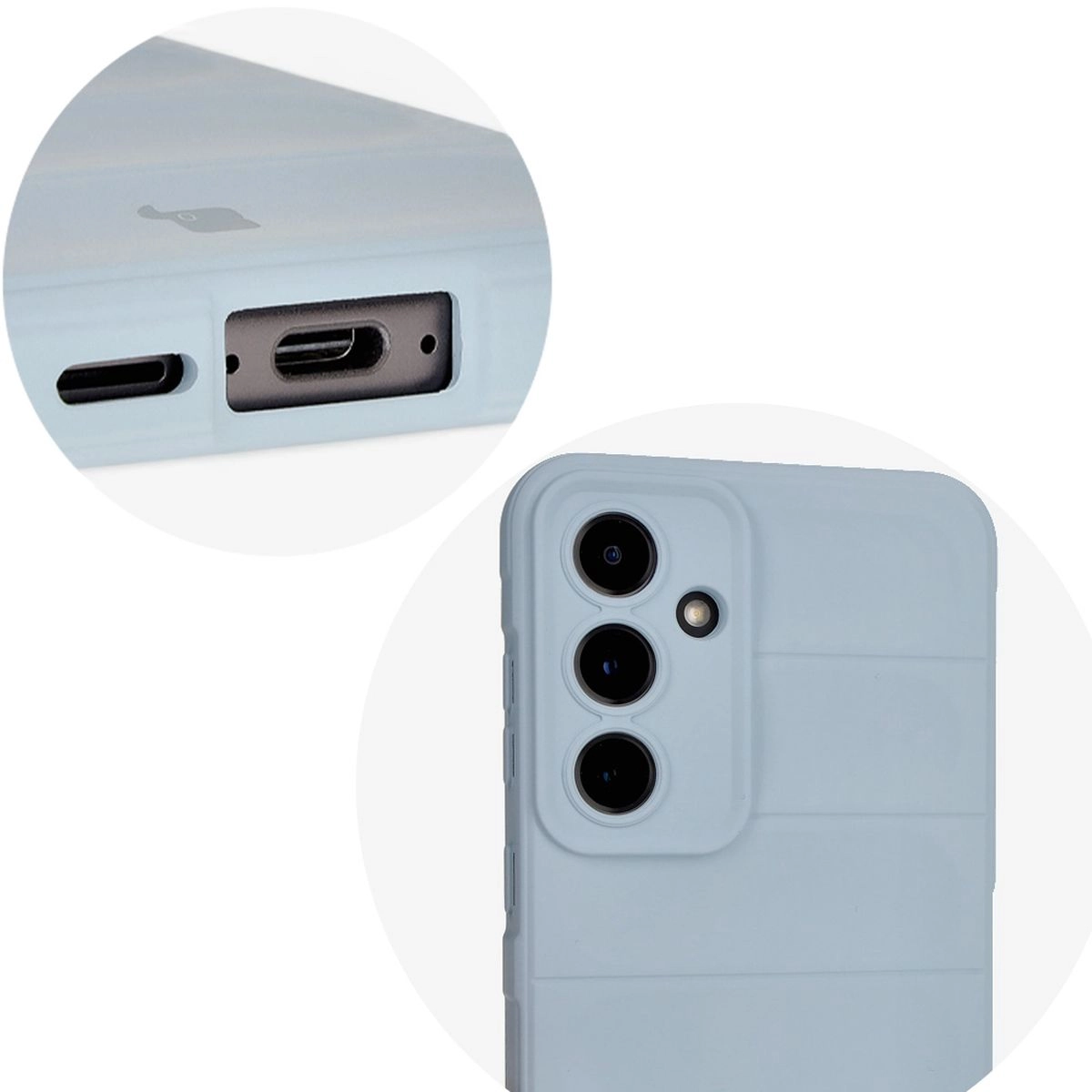 Etui Bizon Tur do Samsung Galaxy S24 FE Light Blue