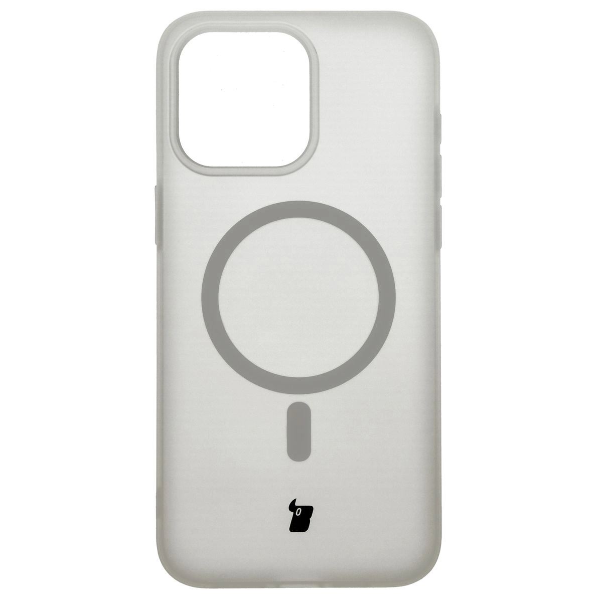 Etui Bizon MatteO z MagSafe do iPhone 15 Pro Max Półprzezroczyste