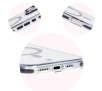 Etui Bizon Marco z MagSafe do iPhone 16 Pro Przezroczyste z czarną ramką