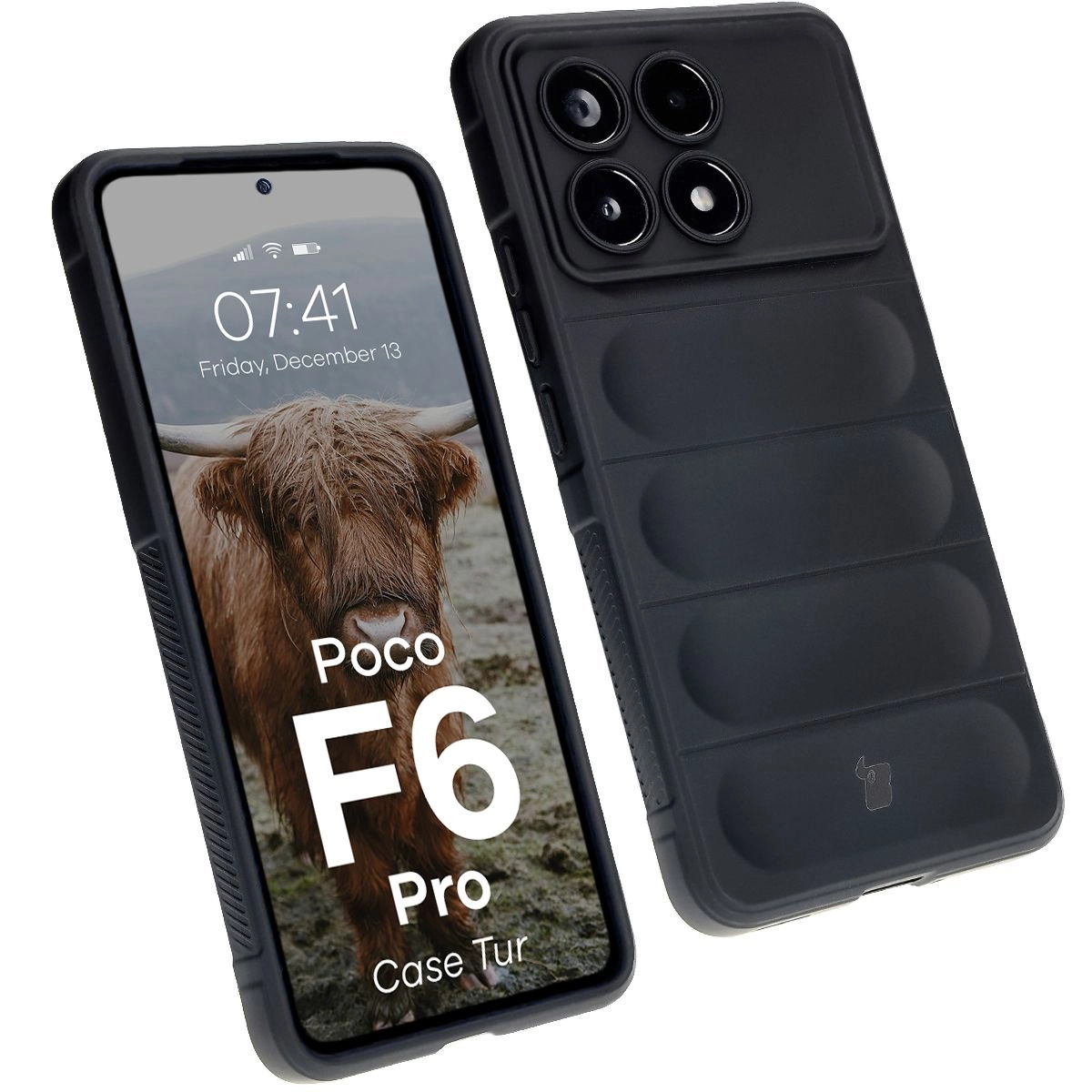Etui Bizon Tur do Xiaomi Poco F6 Pro Black