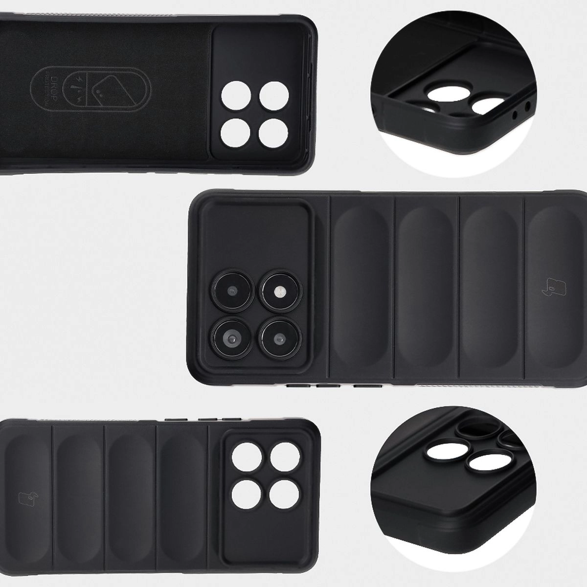 Etui Bizon Tur do Xiaomi Poco F6 Pro Black