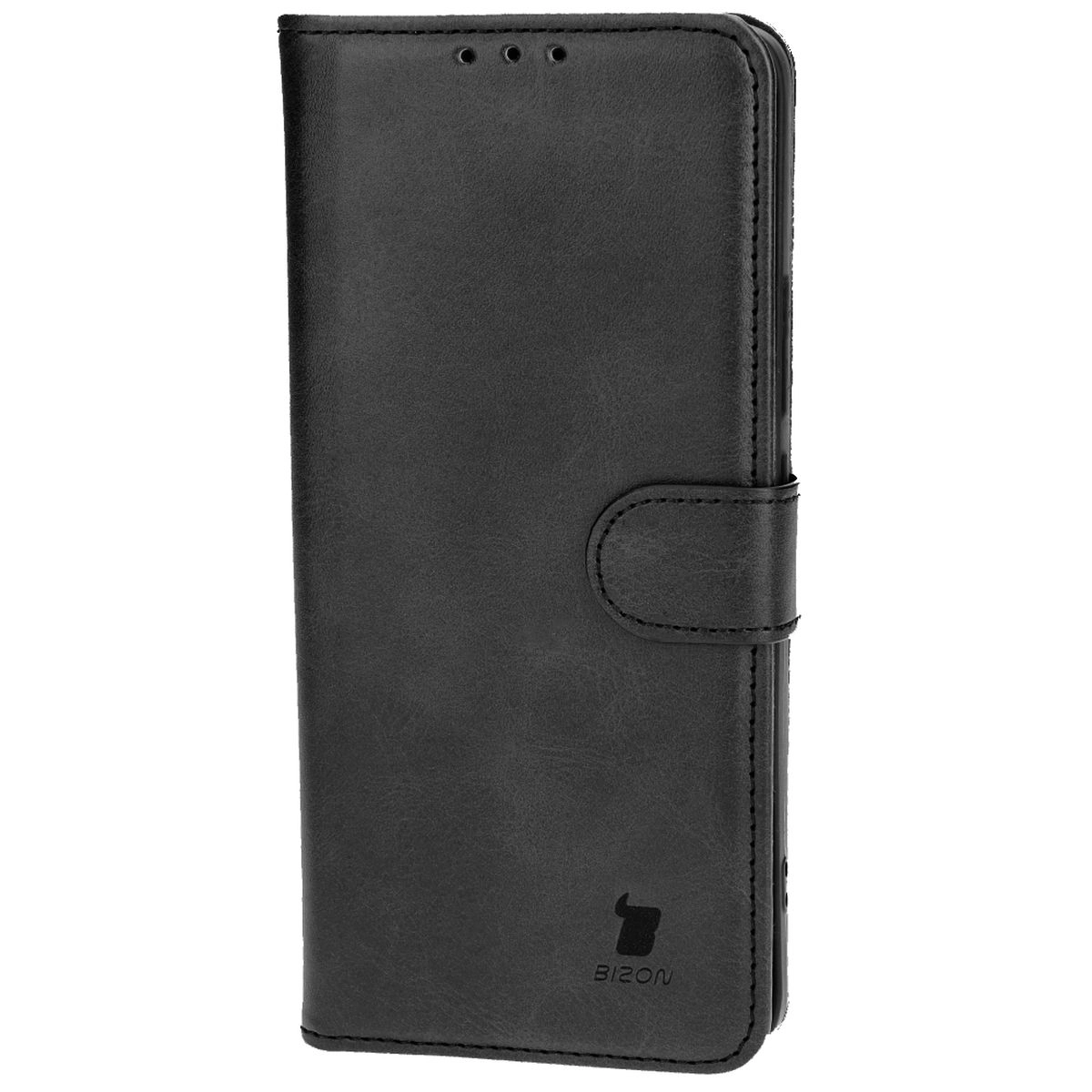 Etui Bizon z klapką Pocket do Xiaomi Redmi Note 13 Pro+ 5G Czarny