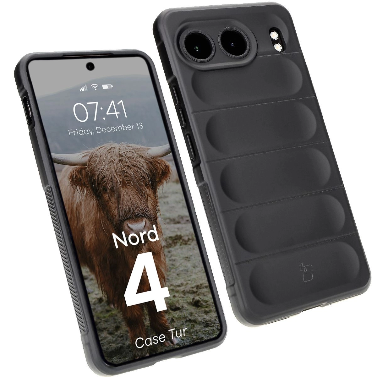Etui Bizon Tur do OnePlus Nord 4 Black