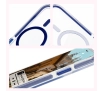 Etui Bizon Marco z MagSafe do iPhone 12 Pro / 12 Przezroczyste z niebieską ramką