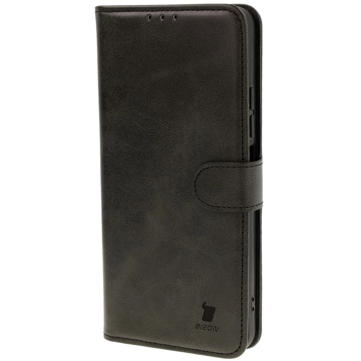 Etui Bizon z klapką Pocket do Xiaomi Redmi 14C 4G Czarny