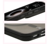 Etui Bizon Eclipse z MagSafe i podstawką do Galaxy S24 Przydymione z czarną ramką