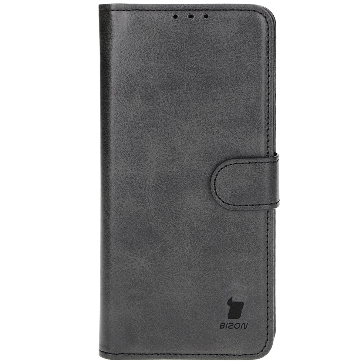 Etui Bizon z klapką Pocket do Huawei Pura 70 Pro/Pro+ Czarny